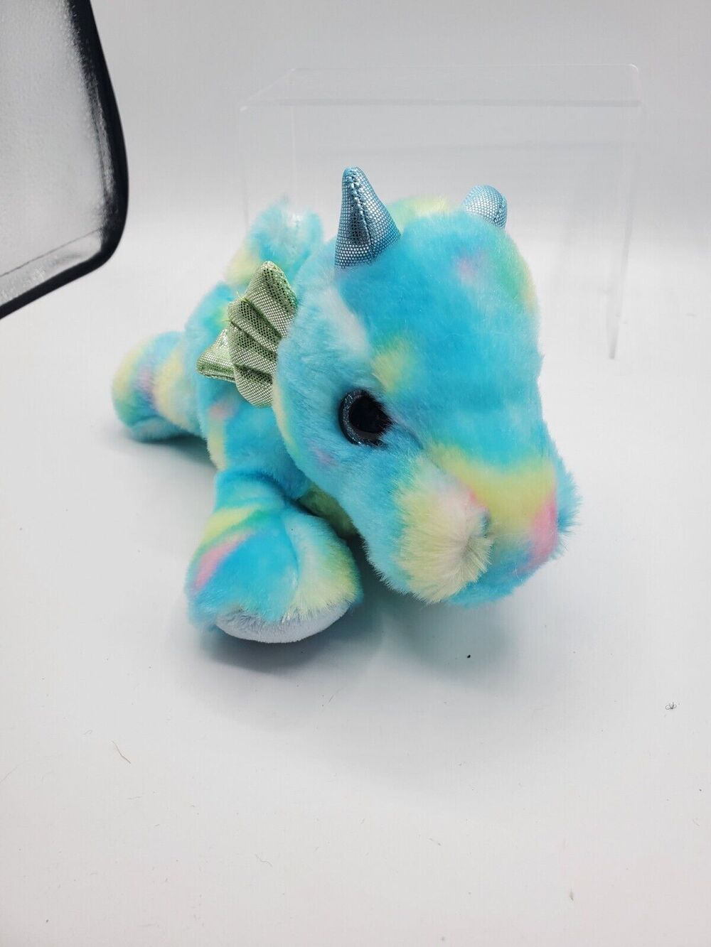 Sprinkles Dragon Aurora Plush Stuffed Animal 5" 2020 Toy Blue Yellow